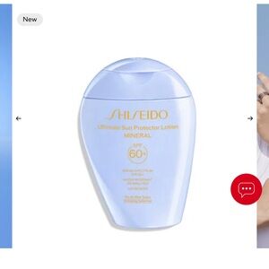 Shiseido Blue Suncare Ultimate Sun Protector Lotion SPF 50+
